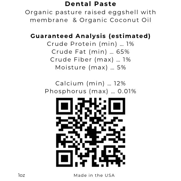 Dental Wellness Paste for Dogs & Cats KidShell Naturals
