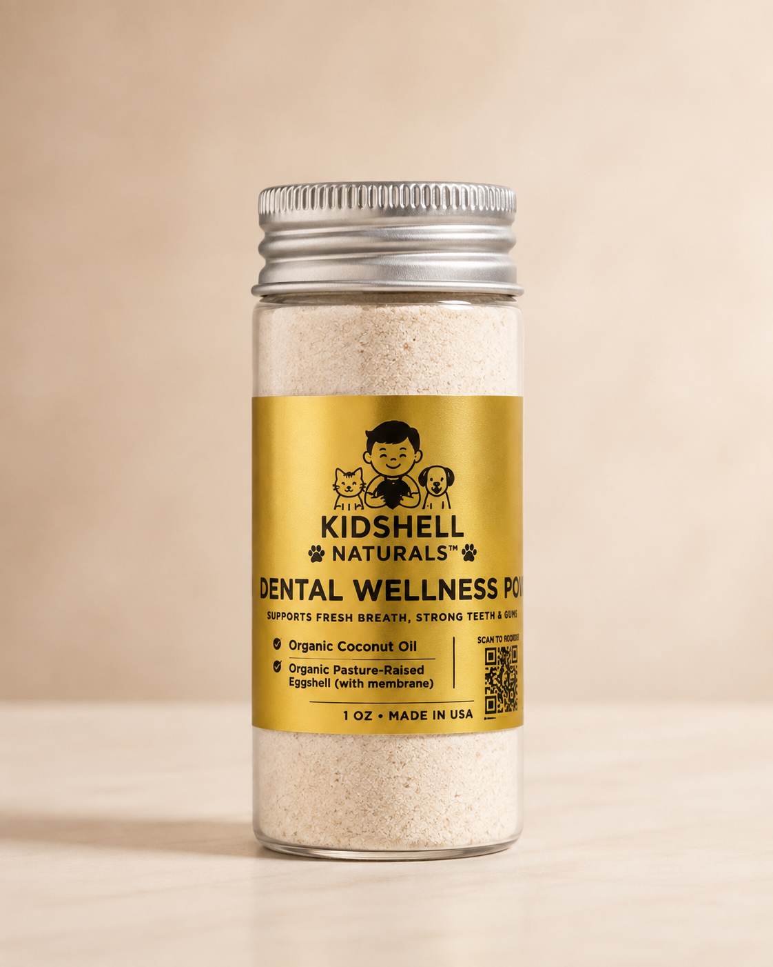 Dental Wellness Paste for Dogs & Cats KidShell Naturals